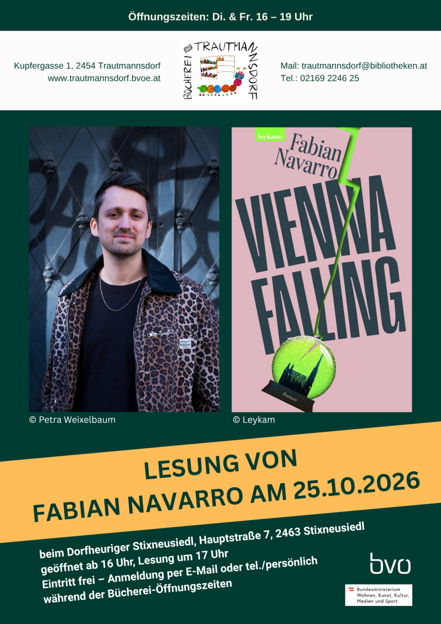 Lesung Navarro Plakat